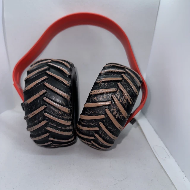MONSTER JAM RED With MudTruck Child Hearing Sound Protection Ear Muff