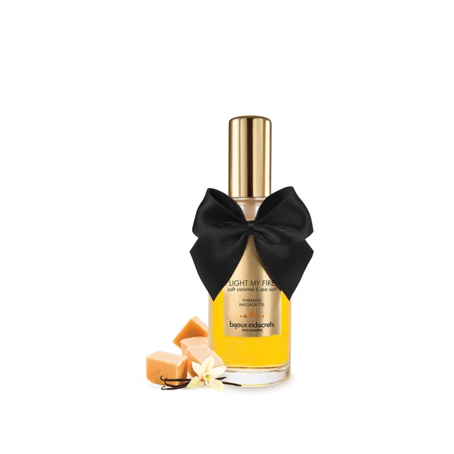 Huile de Massage Chauffante Caramel Doux 100 ml