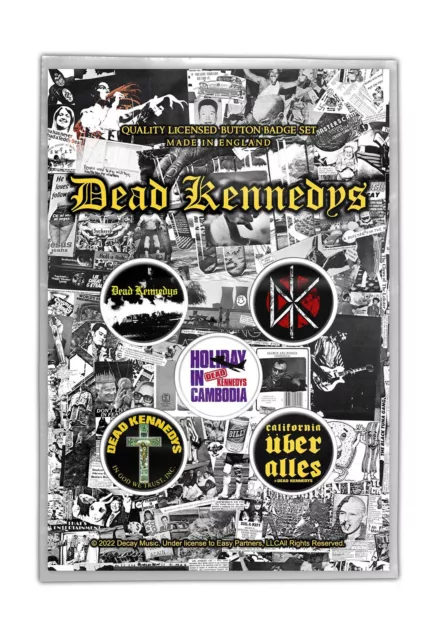 Dead Kennedys Button Badge Pack Fresh Fruit new Official Set Of 6