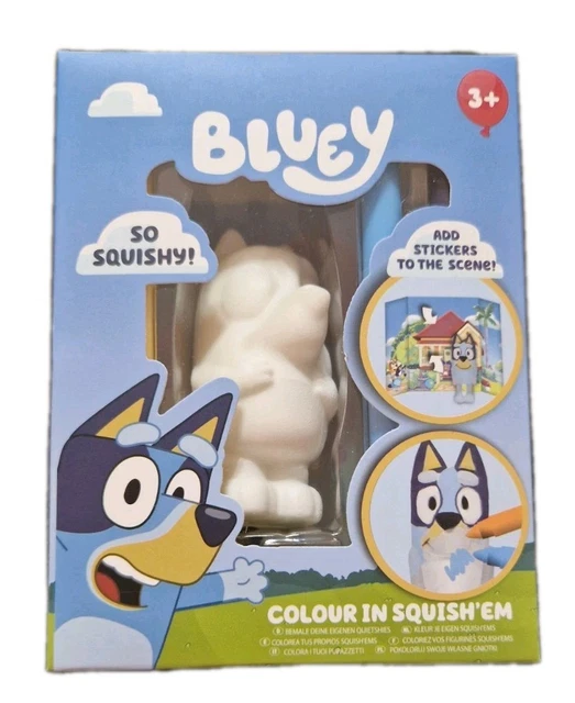 BLUEY COLOUR YOUR Own Squishy BNIB £6.95 - PicClick UK