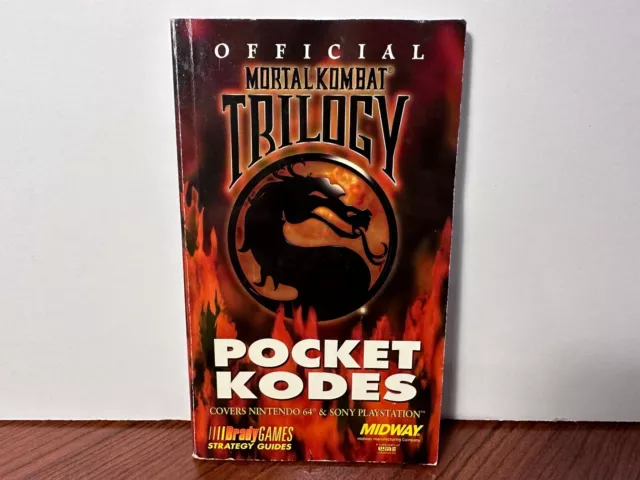 Brady Games Official MORTAL KOMBAT TRILOGY Pocket Codes Strategy Guide midway