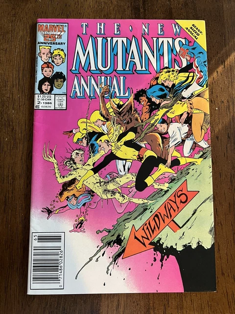 New Mutants Annual #2 Newsstand 1st U.S. App of Psylocke Marvel Comics 1984