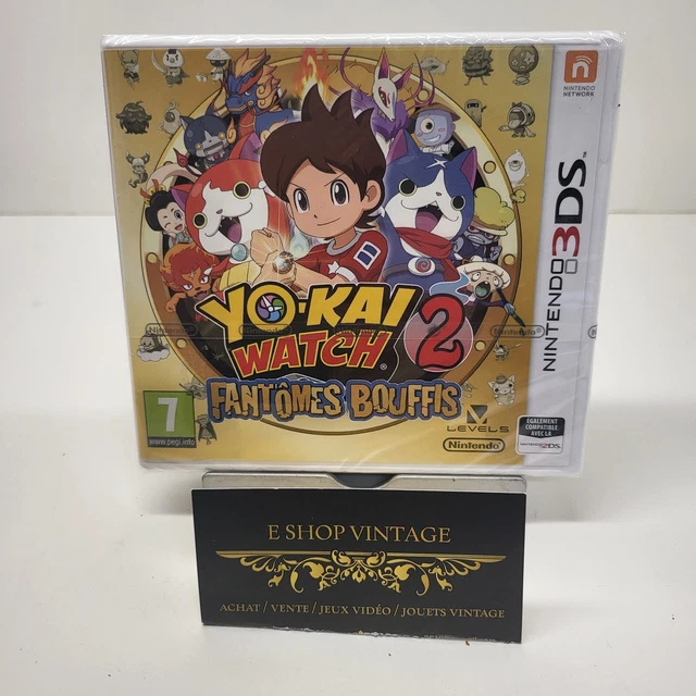 JEU NINTENDO 3DS 2Ds Yo Kai Watch 2 Fantomes Bouffis / Neuf Sous