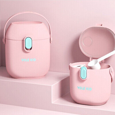 Milk  Storage Box With Spoon Portable Baby Snack Contai-AZ
