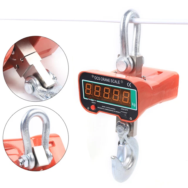 3000Kg/6600lbs Digital Hanging Scale Industrial Crane Scale With Remote