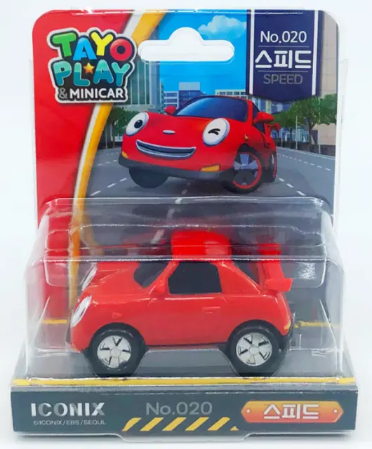 ICONIX The Little Bus TAYO PLAY & MINI CAR Plastic Model : SPEED 스피드 NO.020