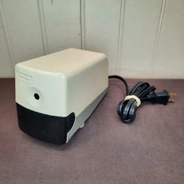 VINTAGE BOSTON MODEL 19 Electric Pencil Sharpener Made In USA Tested