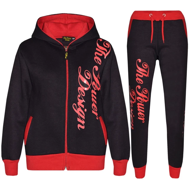 Bambini Ragazzi Tuta di Design The Power Design Top & Fondo Tuta da Jogging