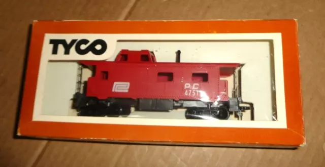 Vtg Tyco Ho Penn Central #4751 Red Cabbose New In Box
