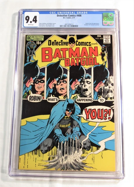 DETECTIVE comics #408 ~~ CGC 9.4 ~~  Neal Adams! ~~ from 1971!        😁