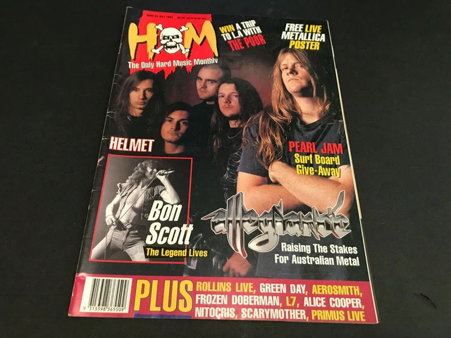 ALLEGIANCE HELMET AC/DC Helmet Green Day Hot Metal Hard Music Oz ...