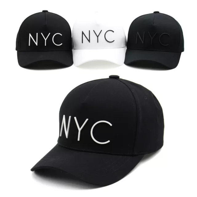 Unisex Mens Womens NYC Snapback Casual Baseball Cap Adjustable Trucker Hats