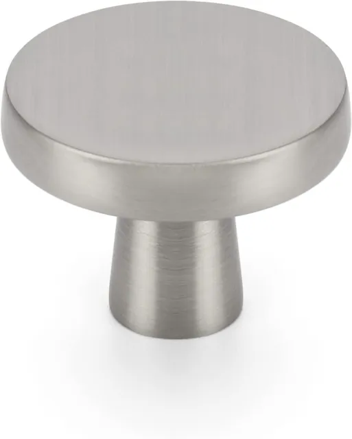 OYX 12 pack Brushed Nickel Cabinet Knobs Pack Round Drawer