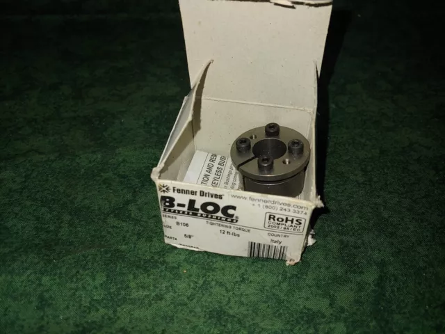 Fenner Drives T602010 Keyless Bushing 5/8" Bore - B106 Series (43945-A9)