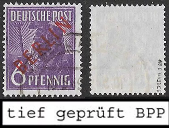 West Berlin Mi. Nr. 21 - 34 = 22 tief gepr. Schlegel BPP OO Jahrgang 1949 (311)