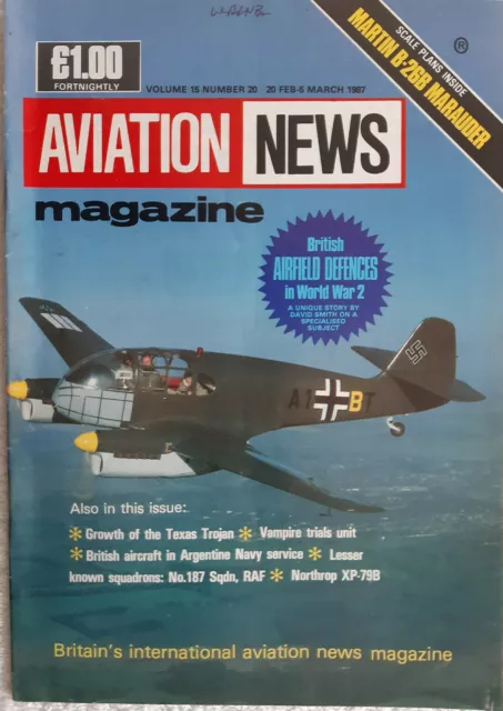 Aviation News Magazine Volume 15 Number 20, 20 February - 5 March 1987