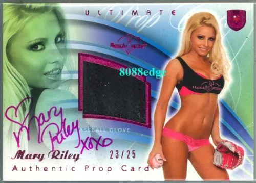 2010 Benchwarmer Ultimate Prop Auto: Mary Riley #23/25 Autograph