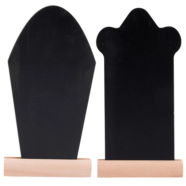 2 piezas pequeñas pizarras de doble cara decoración de escritorio pizarras decoraciones