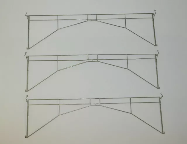 MÄRKLIN MARKLIN H0 : 7017 sospensione per catenaria 28 cm metallo ottimi 3 pcs +