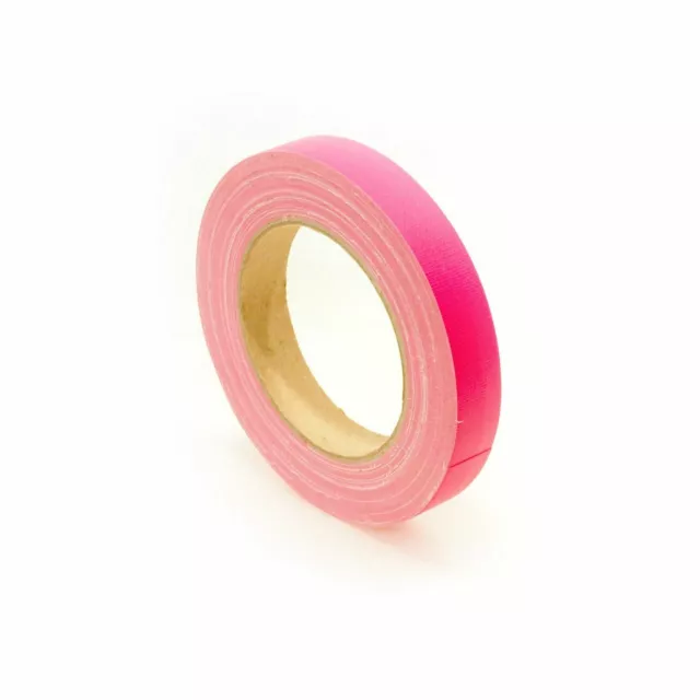 Advance Woven Tape Neon Pink 19mm X 25m, UV Active