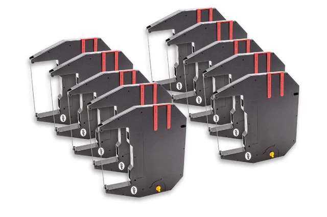 Rubans Rechange Imprimante Calculatrice Puooifrty - Lot De 10 - Compatible IR-40T MP-12D -100TM/-150TM