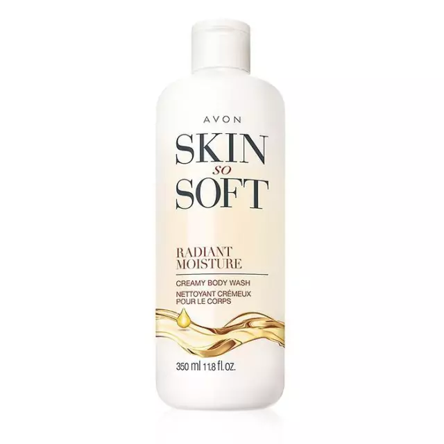 Avon Skin So Soft Radiant Moisture Creamy Body Wash 11.8 Fl Oz New Sealed