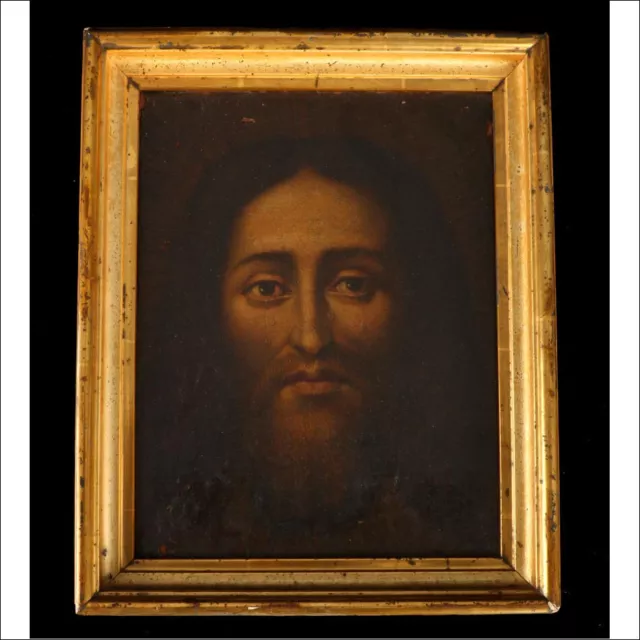 Ecce Homo. Jesus of Nazareth. Oil on Board. Italian School, 18th Century