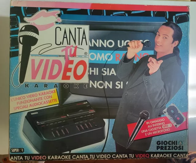 CANTA TU VIDEO Karaoke Giochi Preziosi Vintage 90's EUR 60,00