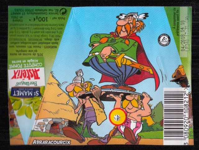 Magnet aimant publicitaire Savane Asterix et Obelix Goscinny Uderzo