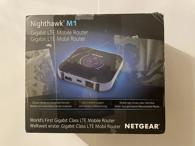 Netgear Nighthawk M1 MR1100 IEEE 802.11ac Cellular Modem/Wireless Router 4G LTE