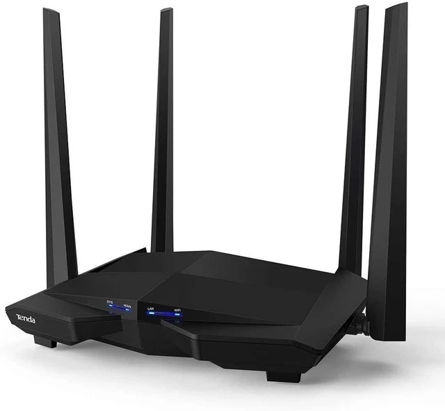 Tenda AC10 WLAN Router Dual-Band (2.4 GHz/5 GHz) Gigabit Ethernet Black