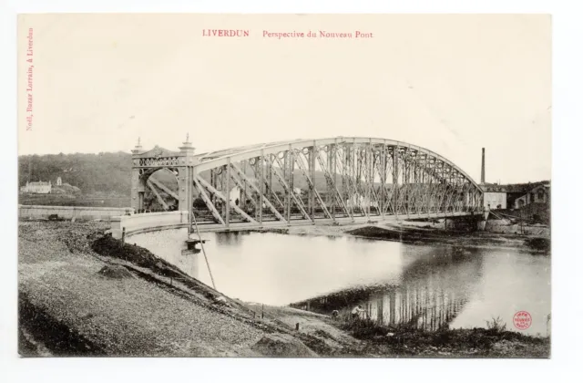 LIVERDUN Meurthe et moselle CPA 54 vue du nouveau pont