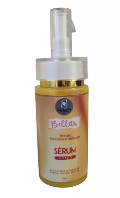 SÉRUM ÉCLAIRCISSANT BELLITA anti imperfection ,AHA, arbutine, anti tâche 100 ml