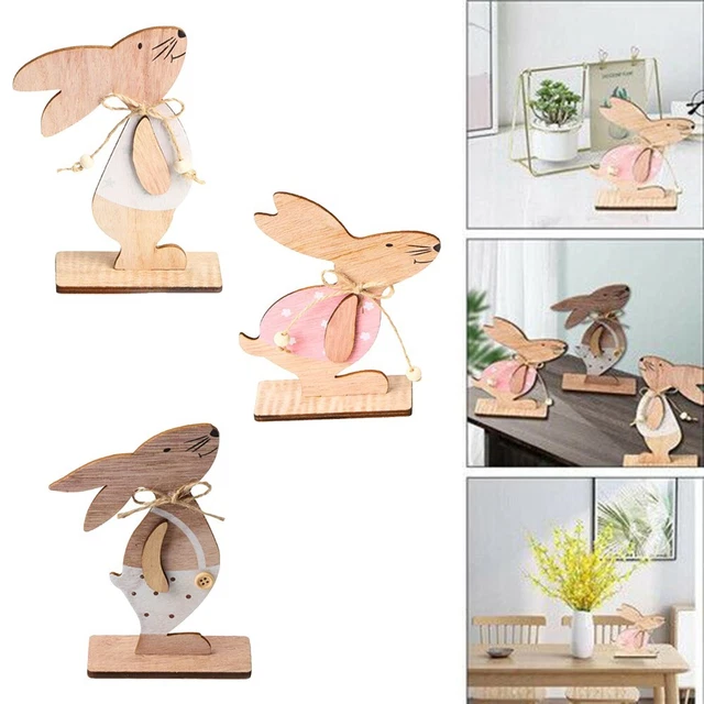 Heimdekoration Kaninchen Lieblich Ornamente Party Zubehör 1Stück A B C