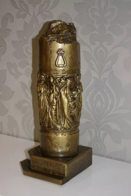 Gold Composite Funeral Cremation Urn for Ashes Handcrafted 2