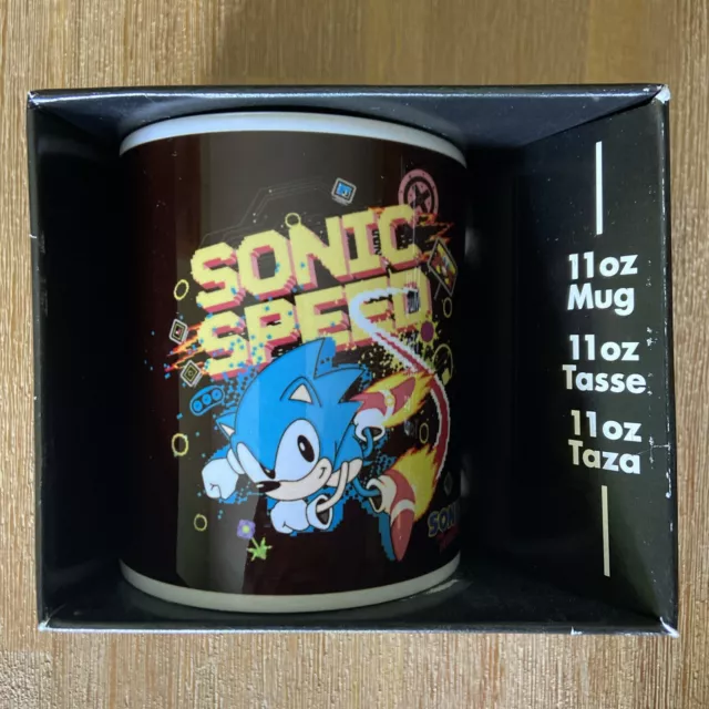 Sonic The Hedgehog Ceramic Mug Sonic Speed 11oz Sega Video Game Coffee Cup