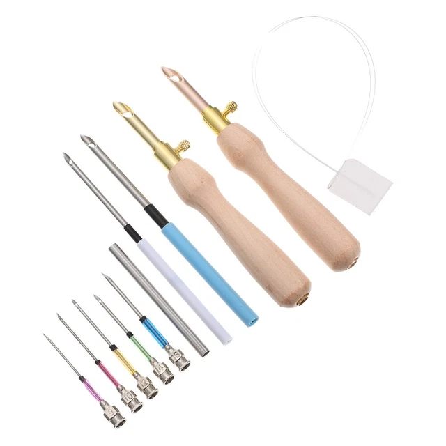Kits de bordado punzón herramienta punzón aguja punzón bordado acero inoxidable