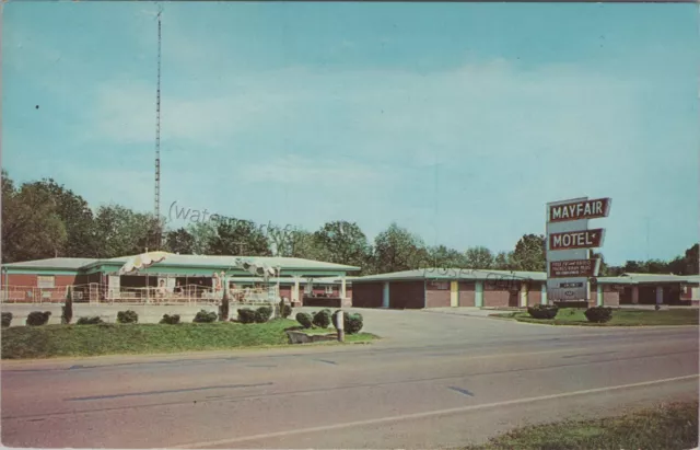 McAlester, OK: Mayfair Motel - Vintage Pittsburg County, Oklahoma Postcard