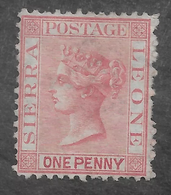 Sierra Leone sg 7 mounted mint with some hinge remains cat £85 in 2015