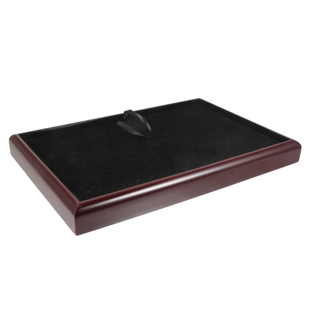 Desktop portatile gioielli in legno gioielli piatto vassoio per piatti vassoio per gioielli vassoio per piatti