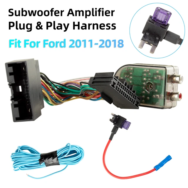FACTORY RADIO ADD A Subwoofer Amplifier Plug & Play Harness For 2011