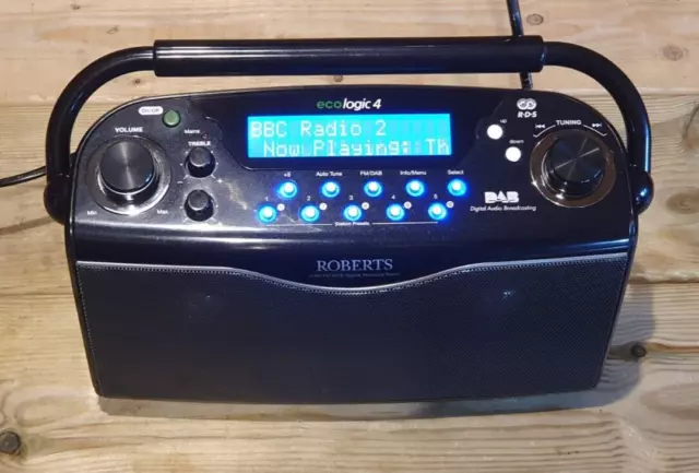 Roberts Ecologic 4 Portable DAB / FM Radio - Mains or Battery Operated Working