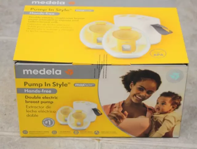 Medela - Pump In Style, Hands-free Double Electric Breast Pump - White