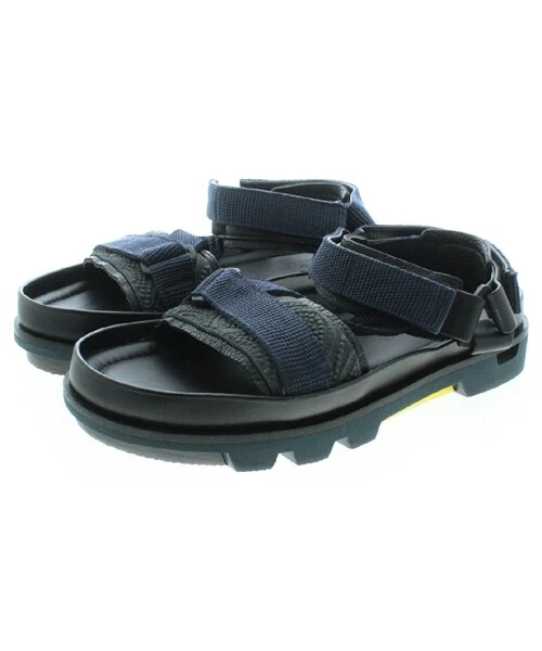 EMPORIO ARMANI Sandals NavyxGrayishxBlack (Approx. 28cm) 2200353349049