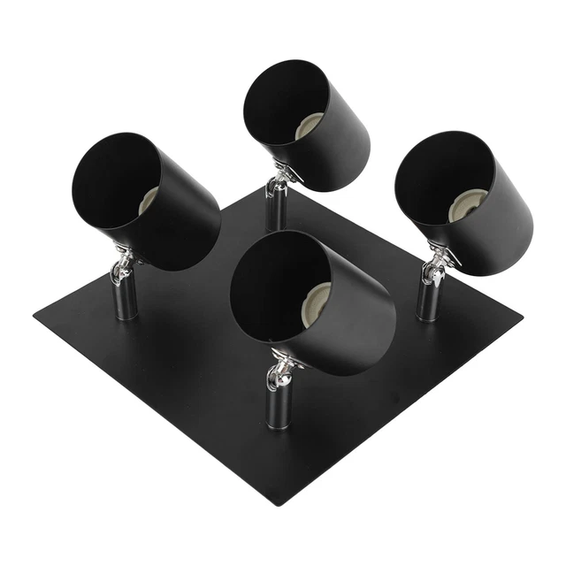 Track Lighting Fixtures Colorfast 4 Light Track Lamp Holder Adjustable Head