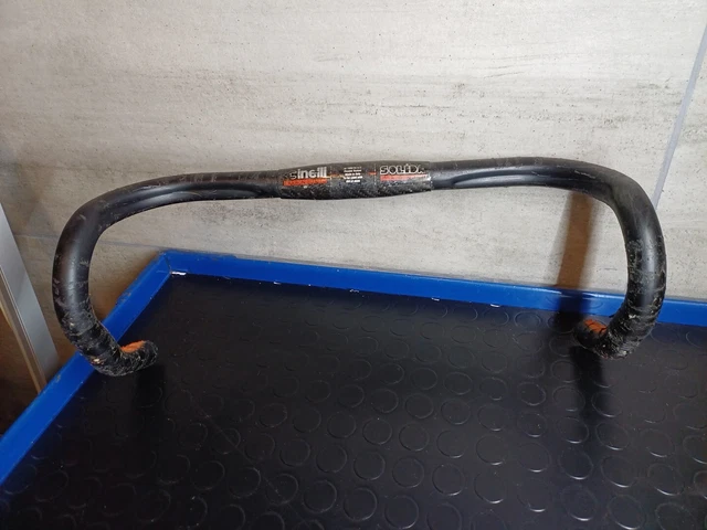 Manubrio Cinelli Solida Per Bici Da Corsa - Alluminio, Diametro 26mm, Misure 40/42, Nero
