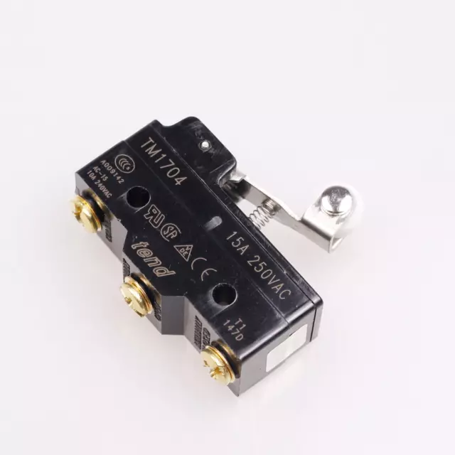 250V 15 Amp TM-1704 Short Hinge Roller Lever Micro Limit Switch
