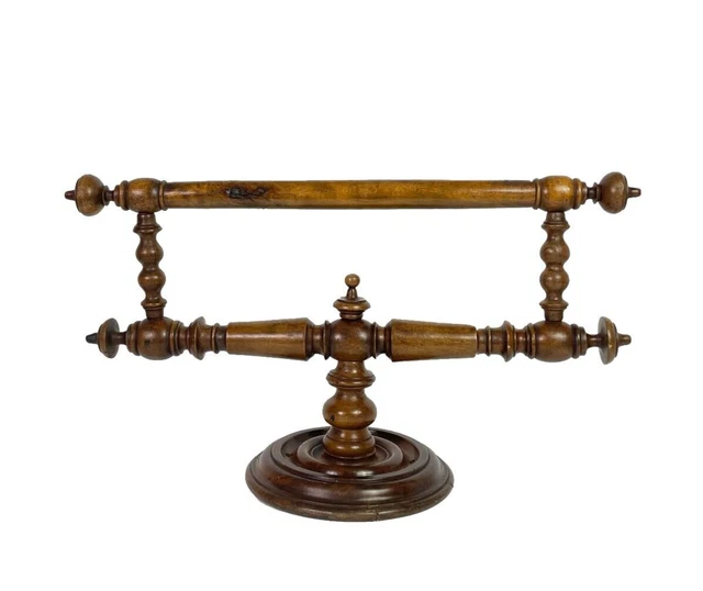 Large French Ciel de lit Walnut with fine turned detail & finials superb patina