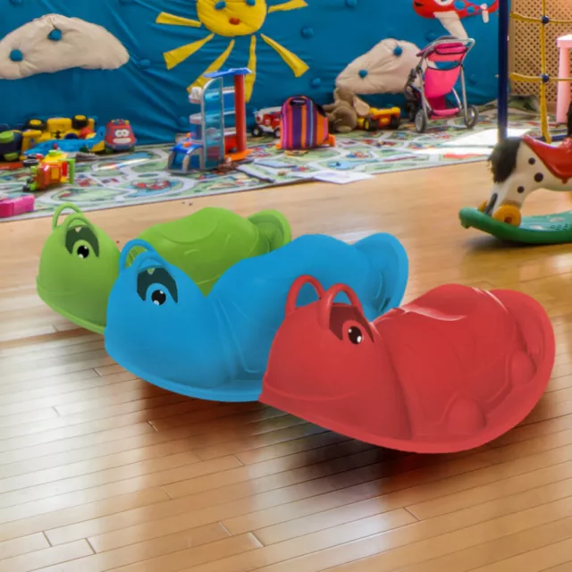Seesaw Turtle Rocker Childrens Kids Plastic Indoor Garden Character Toy Play
