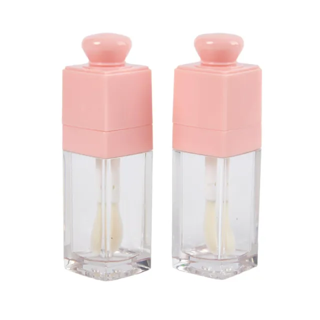 8ml Refillable Bottle Lip Glaze Empty Tube Plastic Lip Gloss Bottles With Bru TS